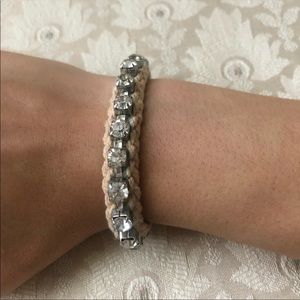 Knit Jewelled Bracelet